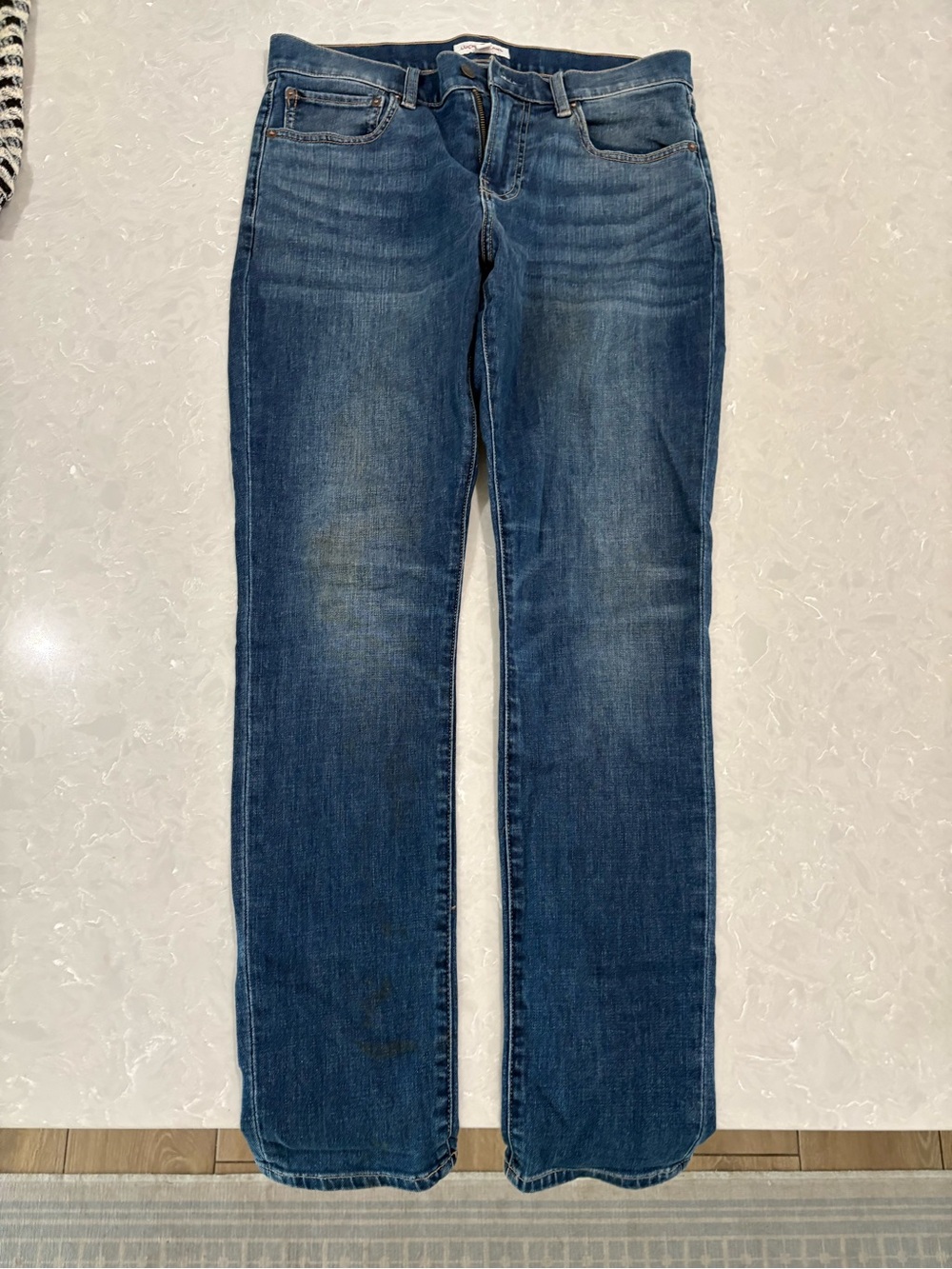 Dark Blue Men’s Straight-Leg Jeans- Lucky Brand